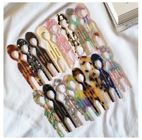 2025 Stil Acryl Haarnadel für Frauen, U-förmiges Haar-Accessoire für alle Frisuren, perfektes Einkaufen, Dating, Partys, starker Halt, tolles Geschenk für Freunde, Schwestern und Mütter (16 Stück) von mishdacthgd