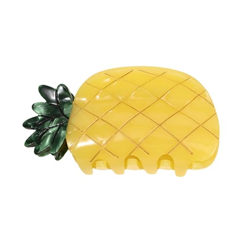 Ananas-Haarspange, kleine Klauenklammer für Frauen, Acetat-Haarspange, Einzelpackung Ananas-Haarspange, kleine Klauenklammer für Frauen, Acetat-Haarspange, Einzelpackung von mishdacthgd