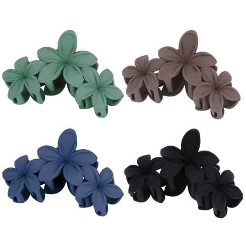 Blumen-Haarspangen, groß, matt, Haarklammer für Damen, rutschfest, starker Halt, Clips für dickes Haar, Haarschmuck Blumen-Haarspangen, groß, matt, Haarklammer für Damen, rutschfest, starker Halt, Clips für dickes Haar, Haarschmuck von mishdacthgd