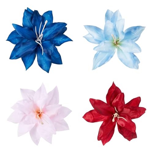 Damen-Haarspangen, künstliche Lilien, Frühling, Sommer, Haarnadeln, Haarschmuck, 4 Stück Damen-Haarspangen, künstliche Lilien, Frühling, Sommer, Haarnadeln, Haarschmuck, 4 Stück von mishdacthgd