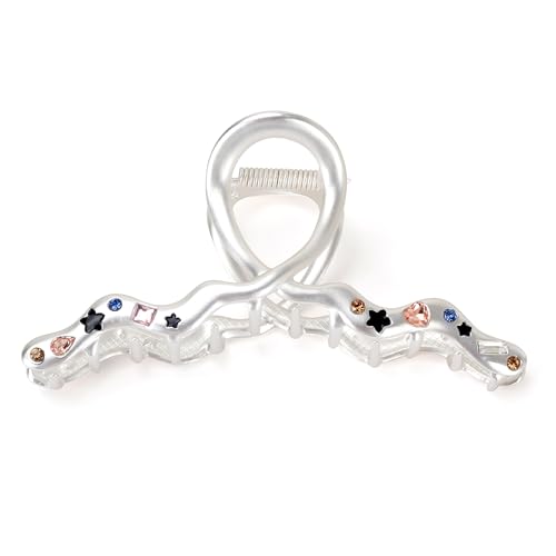 Große Metall-Haarklammern für dickes Haar, 11,9 cm, große, matte Metall-Haarspange für Damen, starker Halt, Haarspangen für langes Haar, neues Haar-Zubehör (Stil 1) von mishdacthgd