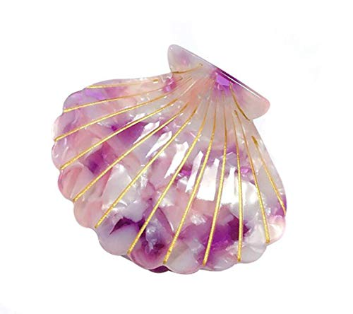 Haarklammer mit Muschel-Design, Haarnadeln, Haarschmuck für Damen, Haarschmuck, Haarschmuck für Damen, Haarschmuck, Haarschmuck für Friseure (Aubergine) von mishdacthgd