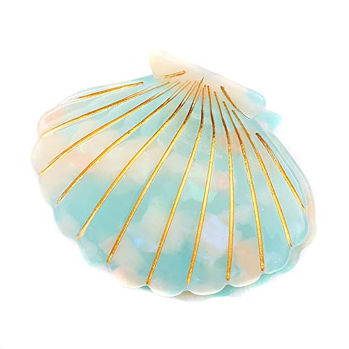 Haarklammer mit Muschel-Design, Haarnadeln, Haarschmuck für Damen, Haarschmuck für Friseure (grün) von mishdacthgd