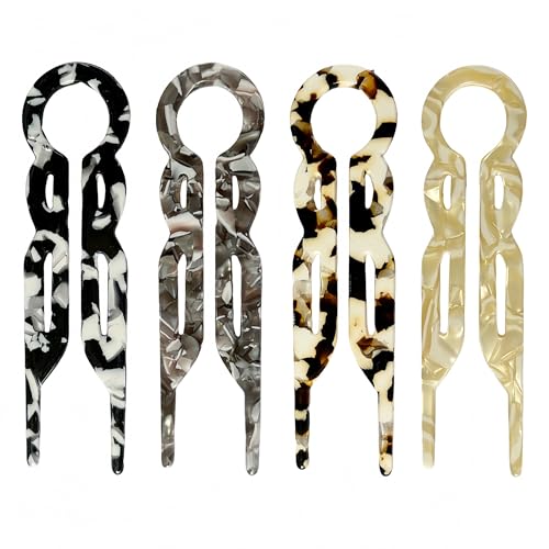 Prestige Haarnadeln, Haarnadeln für Frauen, geeignet für alle Haartypen (Set 2–4 Stück) von mishdacthgd