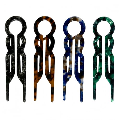 Prestige Haarnadeln, Haarnadeln für Frauen, geeignet für alle Haartypen (Set 4–4 Stück) von mishdacthgd