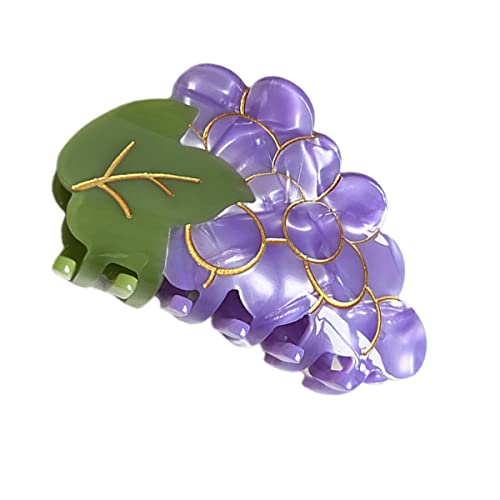 Trauben-Haarspange, kleine Haarklammer für Damen, Acetat-Haarspange, 5,1 cm, S3, 1 Stück Trauben-Haarspange, kleine Haarklammer für Damen, Acetat-Haarspange, 5,1 cm, S3, 1 Stück von mishdacthgd