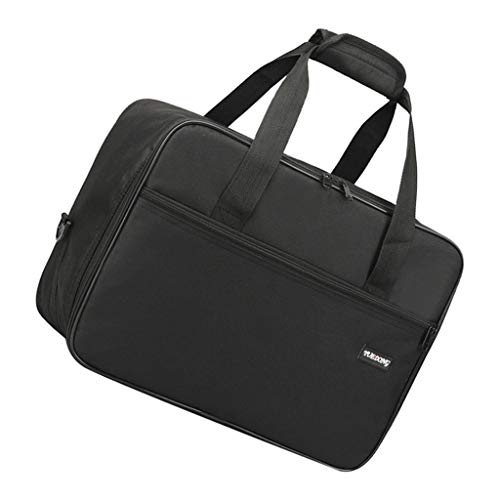 Dick gepolsterte Doppel-Bass-Trommel-Pedal-Tasche, Einzel-Schultertasche, für einfachen Transport und Schutz, Schwarz von misppro