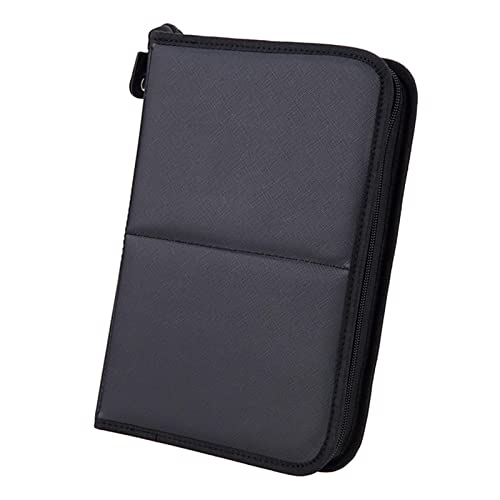 Professioneller Make-up-Pinsel-Organizer, faltbare Tasche mit Reißverschluss, großes Fassungsvermögen, PU-Material für Pinsel und Bleistifte von misppro