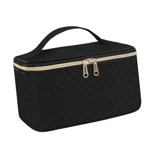 Reise-Make-up-Tasche, wasserdicht, Polyester, Kosmetik-Organizer mit Pinselfach für Damen von misppro