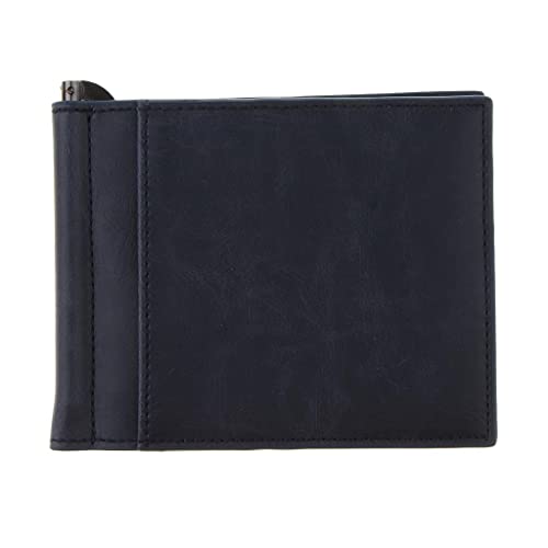 misppro Slim PU Leder Kartenhalter Fronttasche Geldbörse Geldklammer Blau, Mehrfarbig, 0 von misppro