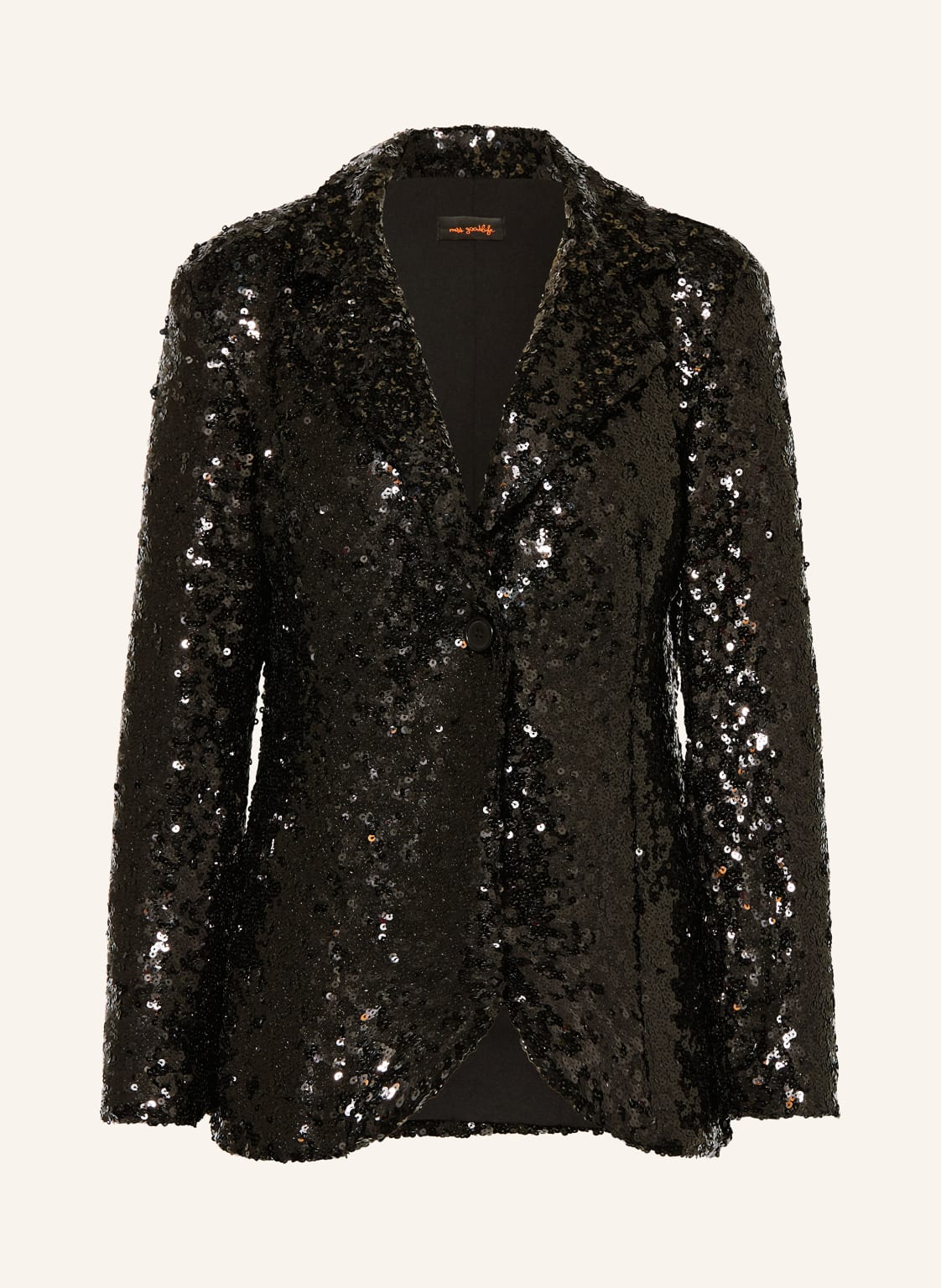 Miss Goodlife Blazer Noir Mit Pailletten schwarz von miss goodlife