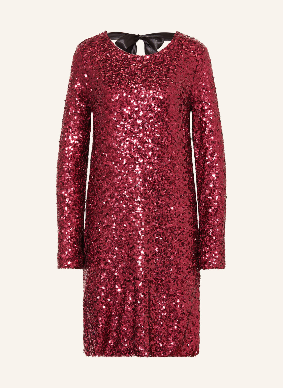 Miss Goodlife Kleid Mit Pailletten rot von miss goodlife