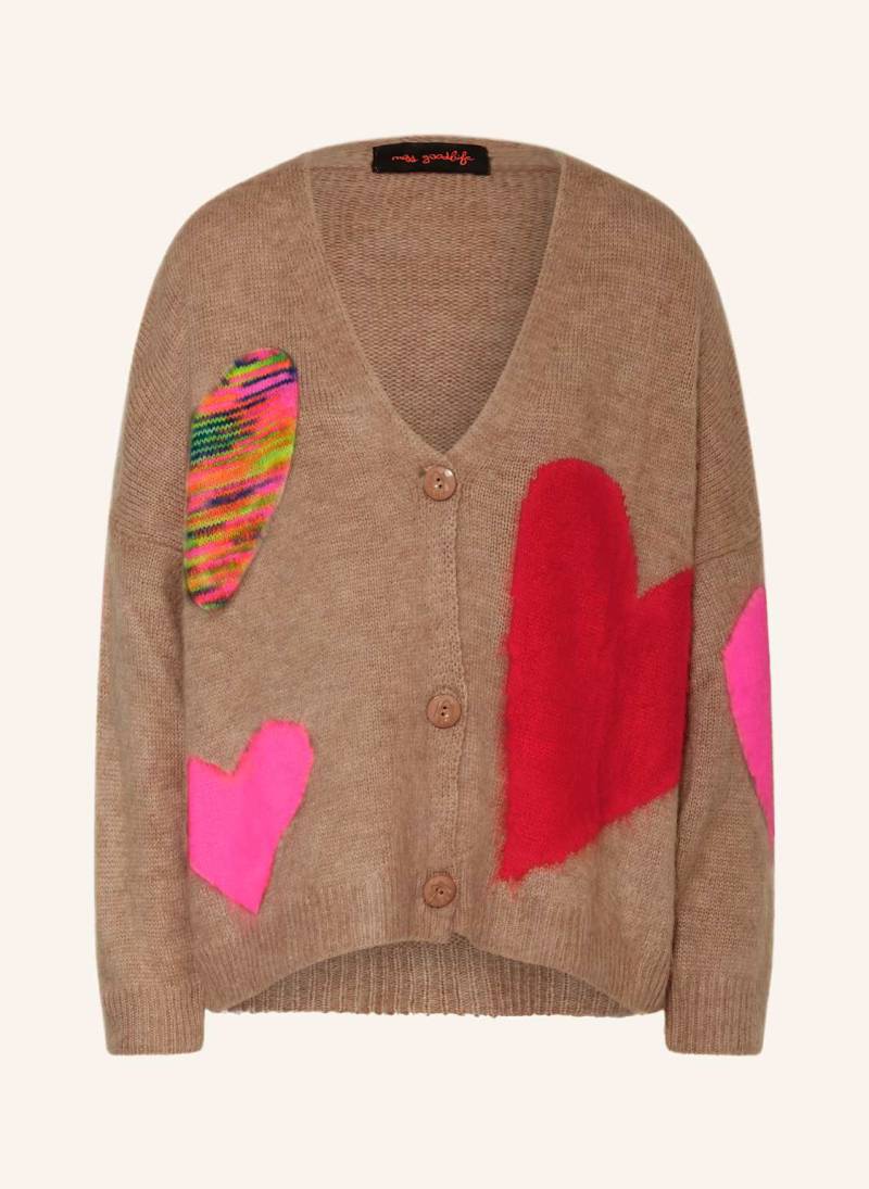 Miss Goodlife Oversizd-Strickjacke Mit Alpaka beige von miss goodlife