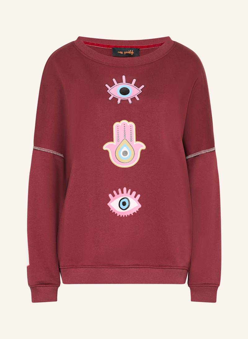 Miss Goodlife Oversized-Sweatshirt rot von miss goodlife
