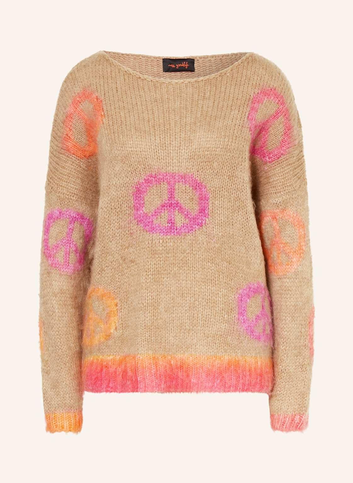Miss Goodlife Pullover Mit Alpaka beige Miss Goodlife Pullover Mit Alpaka beige von miss goodlife