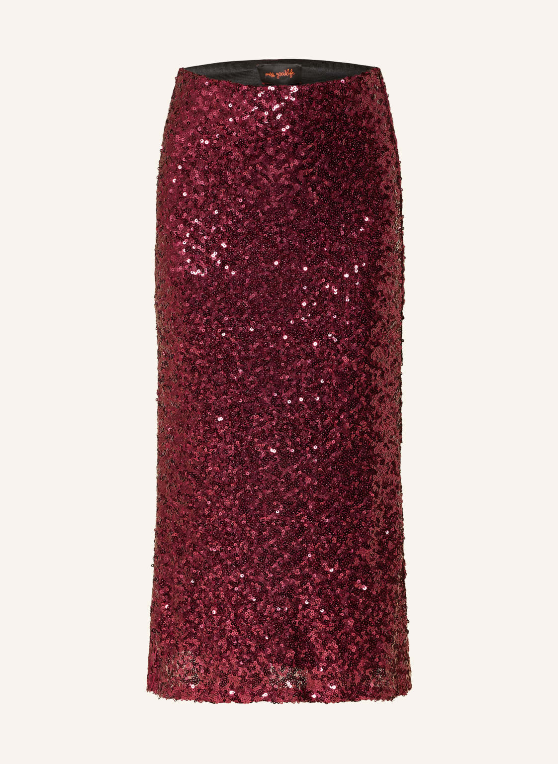 Miss Goodlife Rock Mit Pailletten rot von miss goodlife