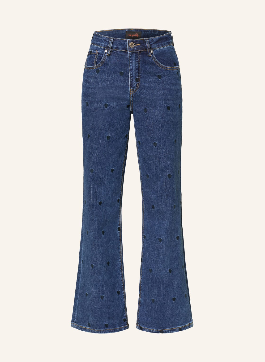 Miss Goodlife Straight Jeans blau von miss goodlife