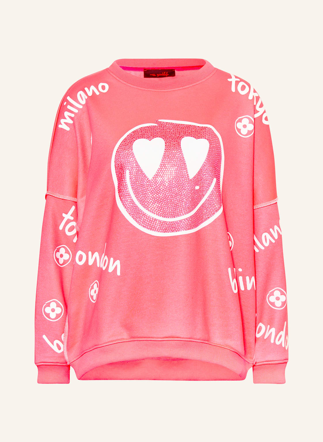Miss Goodlife Sweatshirt Mit Schmucksteinen pink Miss Goodlife Sweatshirt Mit Schmucksteinen pink von miss goodlife