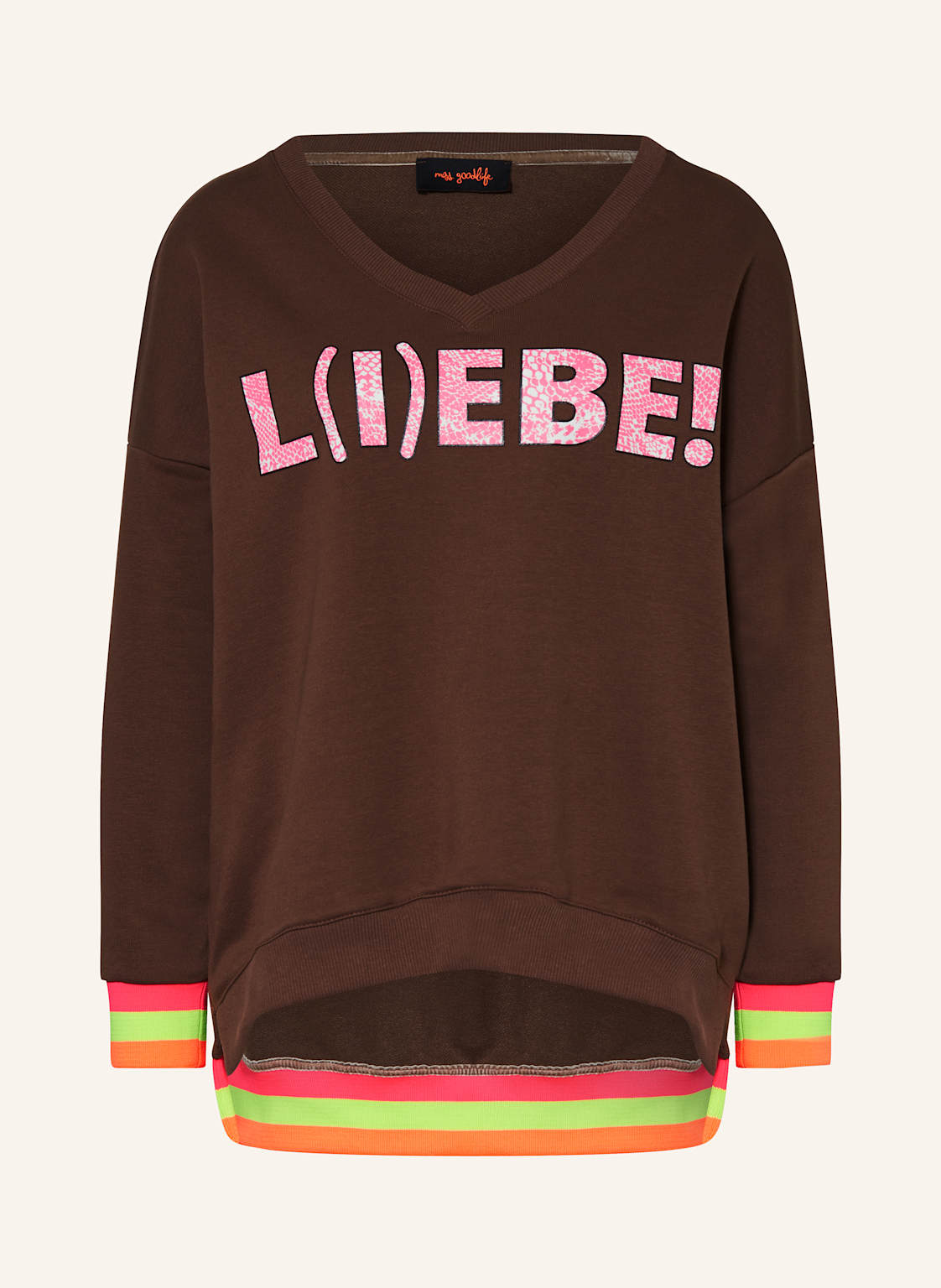 Miss Goodlife Sweatshirt braun Miss Goodlife Sweatshirt braun von miss goodlife