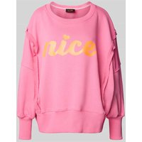 miss goodlife Relaxed Fit Sweatshirt mit Rundhalsausschnitt in Rosa, Größe XS von miss goodlife