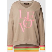 miss goodlife Sweatshirt mit Statement-Print Modell 'LOVE' in Sand, Größe XL von miss goodlife