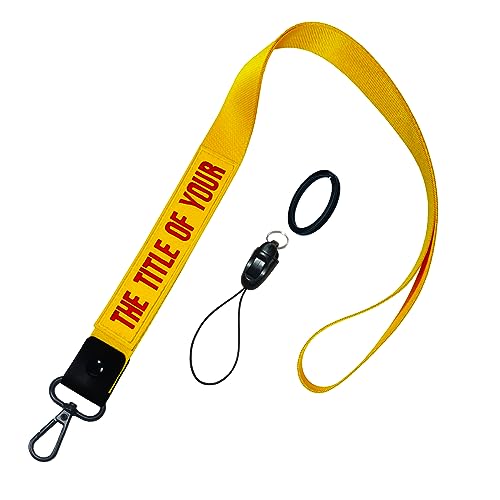 misscase Benutzerdefinierte Lanyards, Umhängeband Schlüsselband Neck Lanyard strip, für Schlüssel, ID Badge Card Holder, Ausweishülle, Mobile Handys Telefon (BK Dog Buckle) von misscase