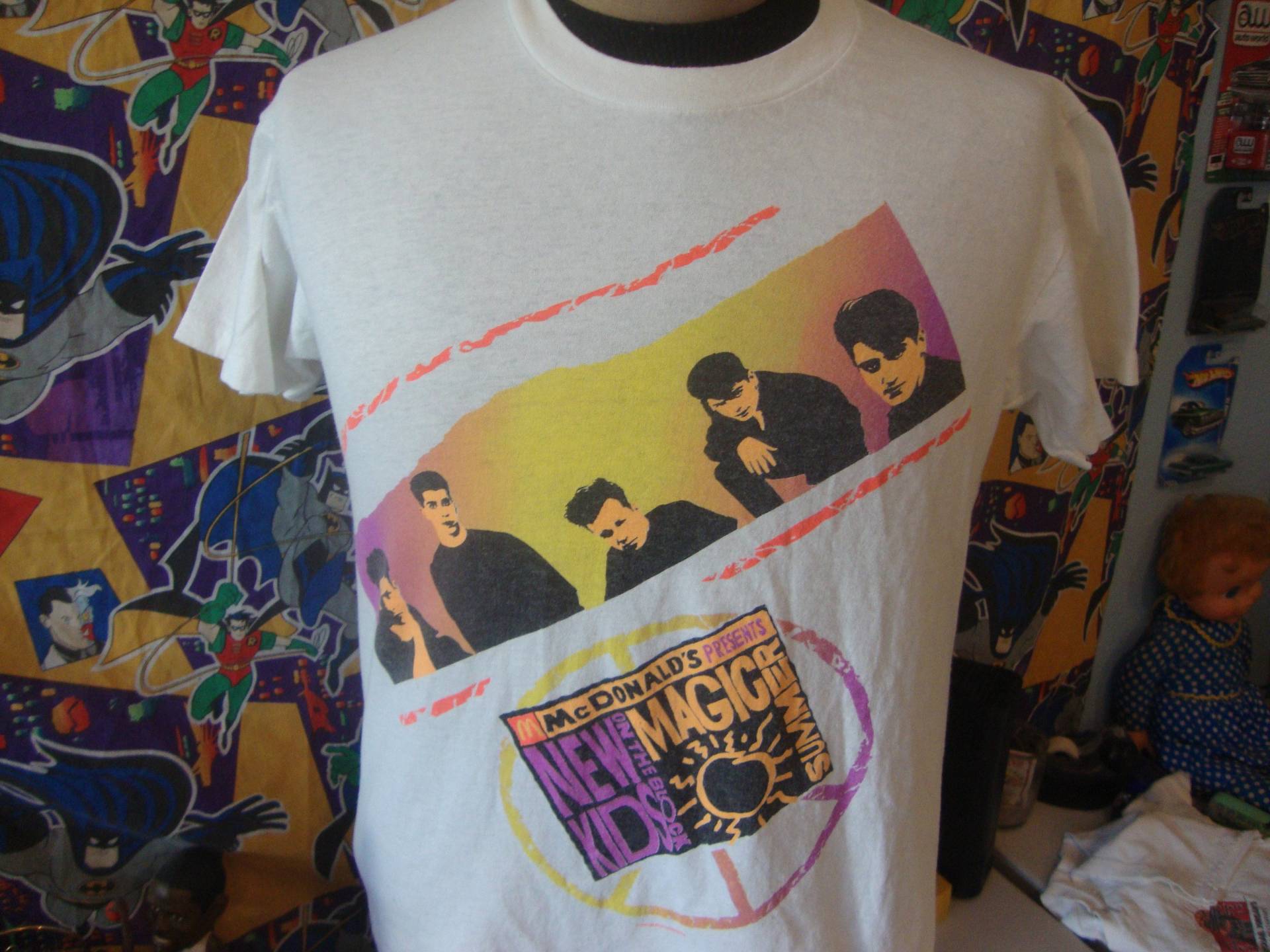 Vintage 90Er Nkotb New Kids On The Block 1990 Mcdonald Es Magic Sommer Konzert Tour T Shirt Gr. M von missmanda44