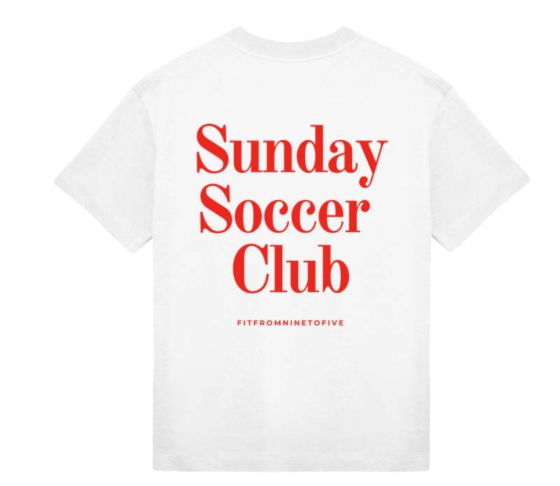 Sunday Soccer Club Oversized Shirt Sunday Soccer Club Oversized Shirt von missmelinaaa