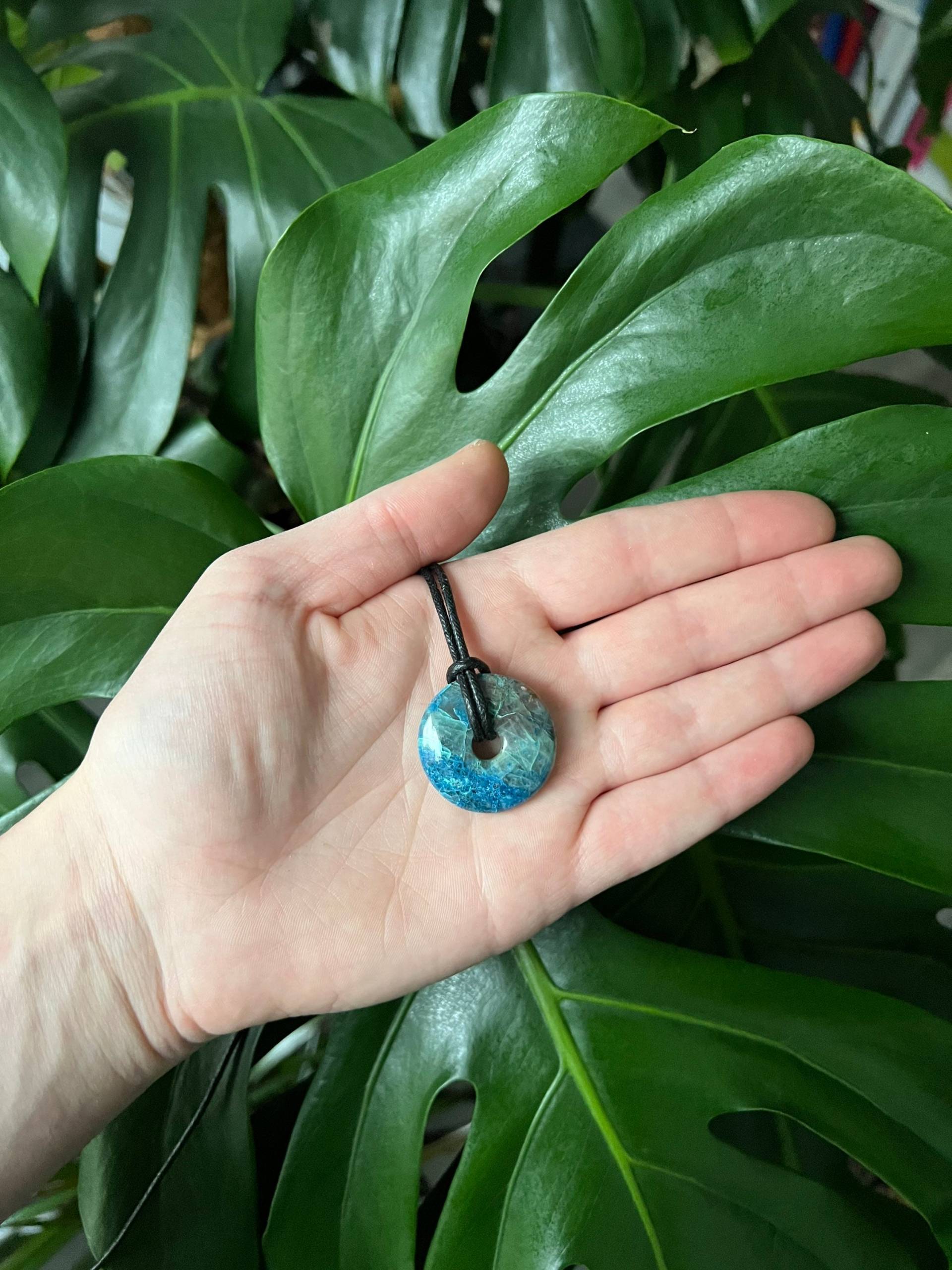 Shattuckit Donut 30 Mm/Halskette Mit Anhänger Halbedelstein Kette Schmuckstein von mitNino