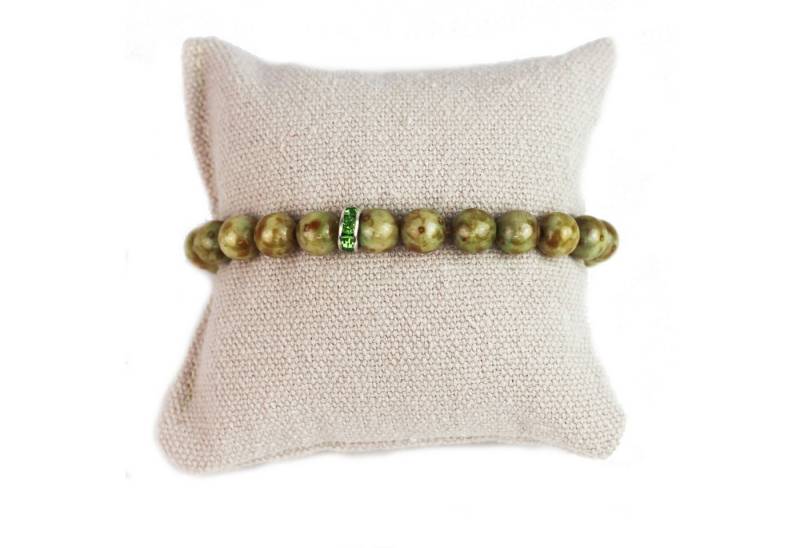 mitienda Armband Perlenarmband natürliche Labradorite-Perlen von mitienda