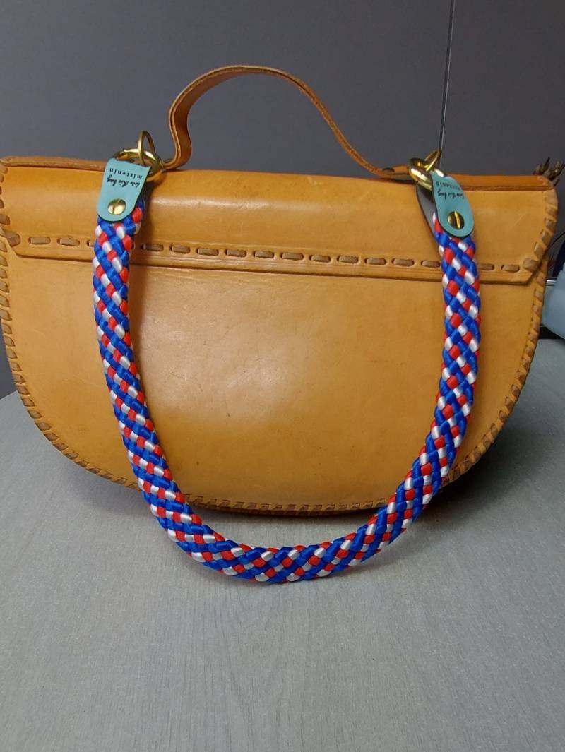 Einzigartiger Statement Taschengriff Aus Seil - Ersatzgurt/Taschengurt/ Handykette/Handtaschengriff Ca 50 cm von mittenin