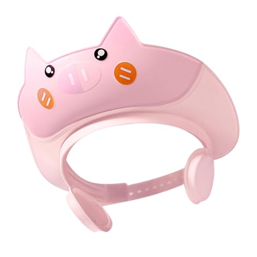 Baby Shower Cap, Kids Bathing Visor, Adjustable Shampoo Shield, Soft Ear Eye Protection Hat, Waterproof Hair Washing Caps Toddler Shower Visor for Bath Time, Yellow Blue Pink von mivceklw