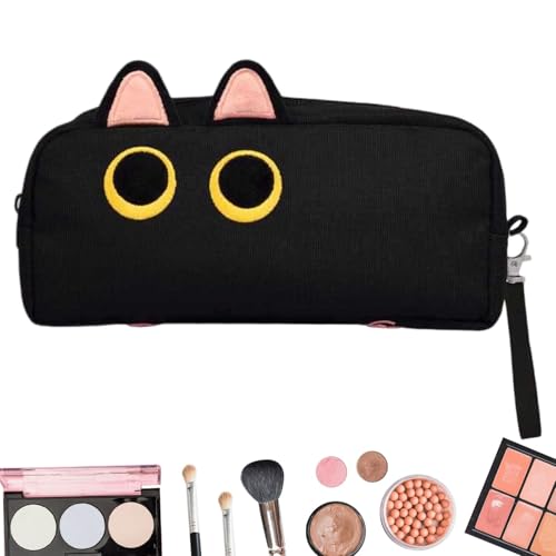 Bezaubernde Stiftebox Im Katzen-Design, Niedlicher Stifthalter, Robuster Bleistift-Organizer Mit Großem Fassungsvermögen, Dekoratives Stiftetui Mit Reißverschluss, 22 Cm, Für Studenten, Kinder, Büros, von mivceklw