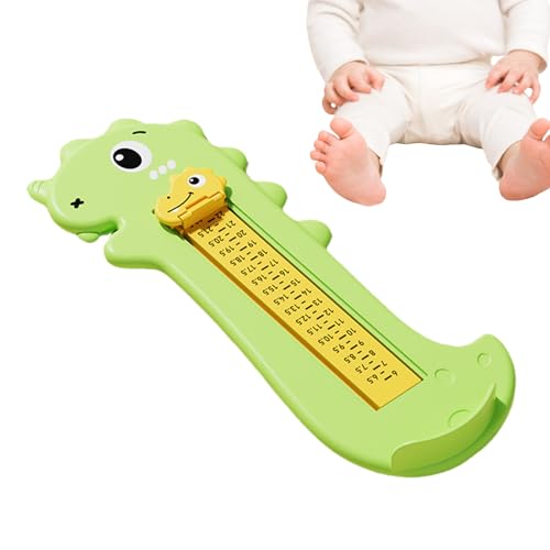Kinderfußmaß - genaues Schuhmesswerkzeug | Tragbarer Baby- und Kinderfuß -Herrscher Sizer für und Mädchen, einfache Gebrauch, kompaktes Design für Wachsende Füße von mivceklw