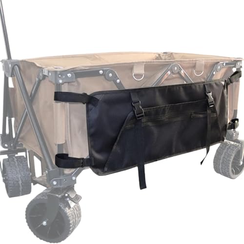 Large Side Pouch, Multi-Purpose Storage, Camping Organizer Heavy Duty Organizer, Cart Side Storage, Large Utility Pouch Attach the Pouch to a Garden Cart, Stroller,15 X 10 Inches Black or Gray von mivceklw
