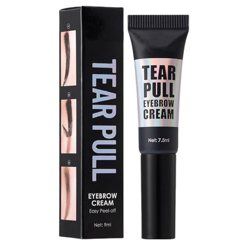 Long Lasting Eyebrow Cream, Natural Peel Off Eyebrow Gel, Long Lasting Eyebrow Mascara, Volumizing Eyebrow Gel with Waterproof and Sweatproof Formula for Full Brows (1 Stück) von mivceklw