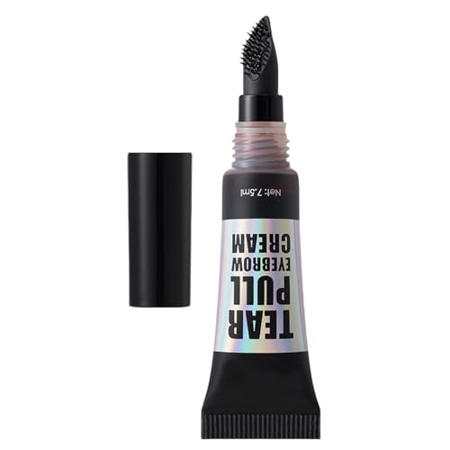 Long Lasting Eyebrow Cream, Natural Peel Off Eyebrow Gel, Long Lasting Eyebrow Mascara, Volumizing Eyebrow Gel with Waterproof and Sweatproof Formula for Full Brows (1 Stück) von mivceklw