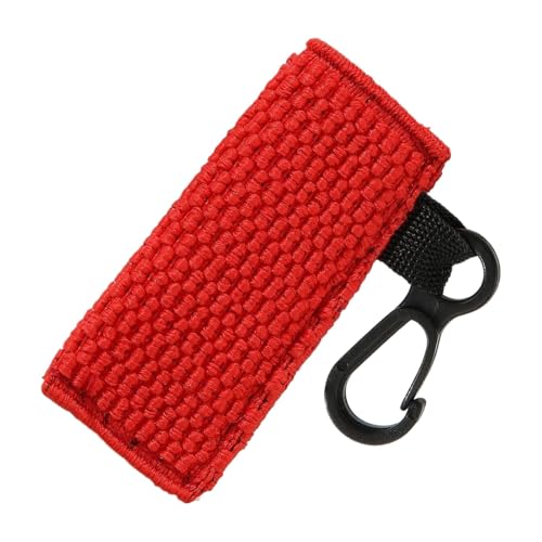 Portable Lipstick Holder Keychain, Lip Balm and Lip Oil Protective Case with Keyring, Travel-Friendly Lipstick Cover, Ideal for Girls, Practical Lipstick Holder For Home And On-the-Go, rot, von mivceklw