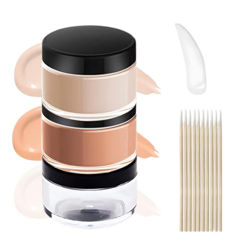 Waterproof Cover Up Concealer, Foundation Cosmetics Skin Concealer, Quick Fix Body Makeup, Full Coverage Matte Foundation für Hals, Arme, Damen, Herren, Alltag, 1 Set Waterproof Cover Up Concealer, Foundation Cosmetics Skin Concealer, Quick Fix Body Makeup, Full Coverage Matte Foundation für Hals, Arme, Damen, Herren, Alltag, 1 Set von mivceklw