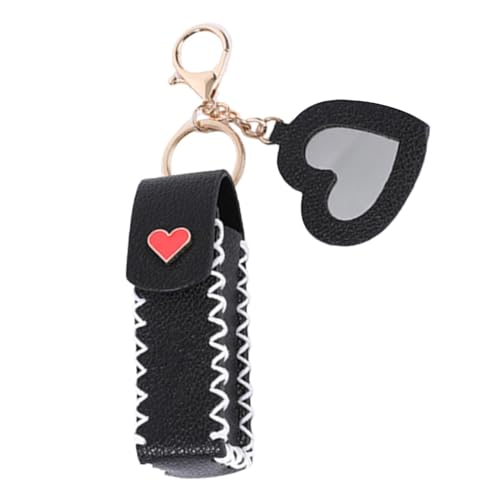 Waterproof Lipstick Holder, Ergonomic Belt Buckle Design, Convenient Lip Balm Holder, Lip Balm Keychain with Ergonomic Belt Buckle Lip Balm Case for Travel and Everyday Use (1 Piece), Schwarz , Fare von mivceklw