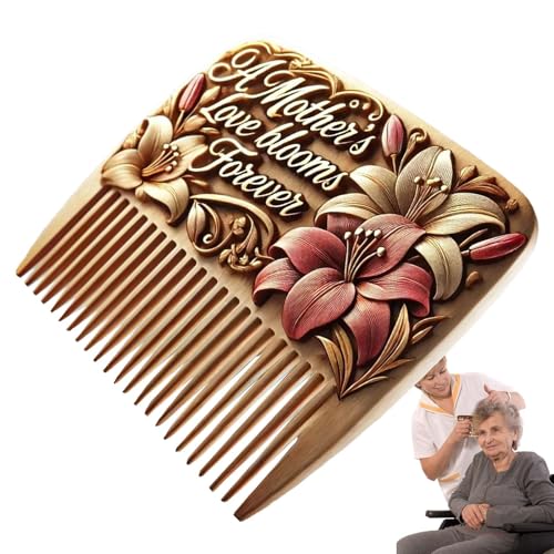 Wooden Comb for Women, Anti-Static Detangling Hairbrush: Natural Wood Scalp Massage Comb for Smooth Hair, Daily Grooming and Travel-Friendly Hair Care, 1 Piece Wooden Comb for Women, Anti-Static Detangling Hairbrush: Natural Wood Scalp Massage Comb for Smooth Hair, Daily Grooming and Travel-Friendly Hair Care, 1 Piece von mivceklw