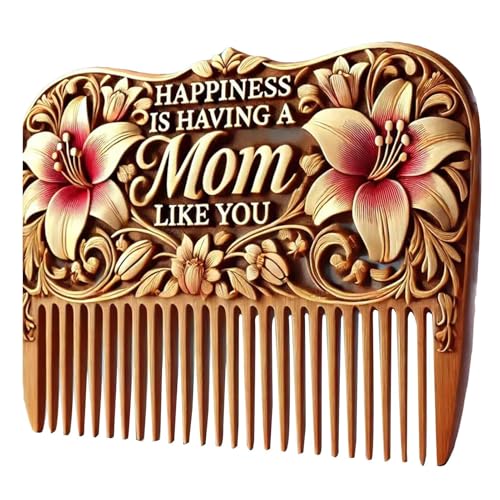 Wooden Comb for Women, Anti-Static Detangling Hairbrush: Natural Wood Scalp Massage Comb for Smooth Hair, Daily Grooming and Travel-Friendly Hair Care, 1 Piece Wooden Comb for Women, Anti-Static Detangling Hairbrush: Natural Wood Scalp Massage Comb for Smooth Hair, Daily Grooming and Travel-Friendly Hair Care, 1 Piece von mivceklw