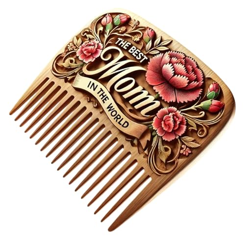 Wooden Comb for Women, Anti-Static Detangling Hairbrush: Natural Wood Scalp Massage Comb for Smooth Hair, Daily Grooming and Travel-Friendly Hair Care, 1 Piece Wooden Comb for Women, Anti-Static Detangling Hairbrush: Natural Wood Scalp Massage Comb for Smooth Hair, Daily Grooming and Travel-Friendly Hair Care, 1 Piece von mivceklw