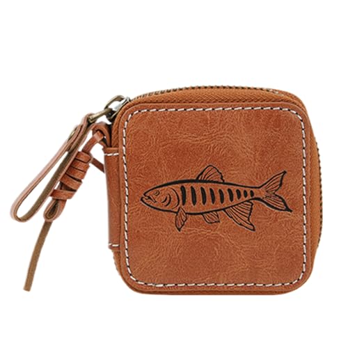 mivceklw Bait Tackle Storage Binder, Waterproof Fishing Tackle Bag, Portable Fly Dryer Bag, Multifunctional Organizer Gear for Men and Women, Travel Friendly 8.6x8cm von mivceklw