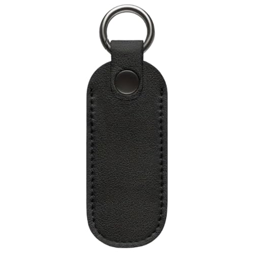 mivceklw Flash Drive Case keyrings Holder, Compact PU Leather USB Drive Organizer, Protective Portable Storage Pouch, Secure Snap Closure, Small Lightweight Keychain Clip for Commuting, Travel, Work von mivceklw