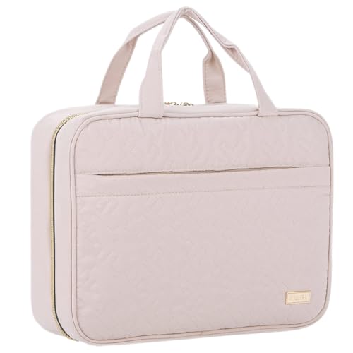 mivceklw Hanging Toiletry Bag, Travel Cosmetic Organizer, Waterproof Makeup Pouch, Large Capacity Storage, Foldable Design, Exquisitely Crafted, 12.6x9.06x4.33in von mivceklw