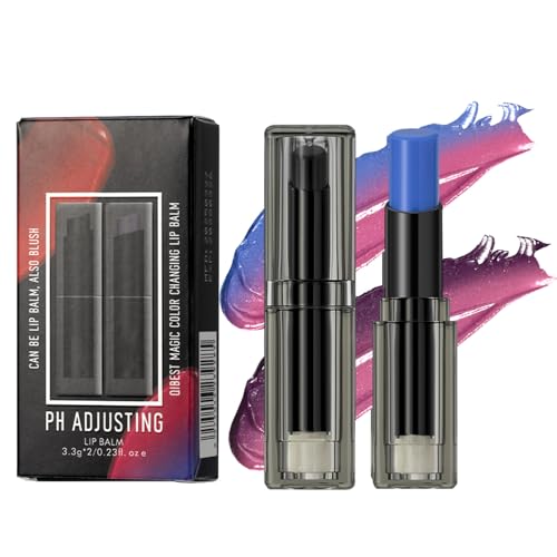 pH Lip Balm Set, Changing Hydrating Balms, Temperature Reactive Formula for Soft Lips, Daily Care, Special Events, Moisturizing Lip Protection for Commuting, Dinner Parties, 3.3gx2 von mivceklw