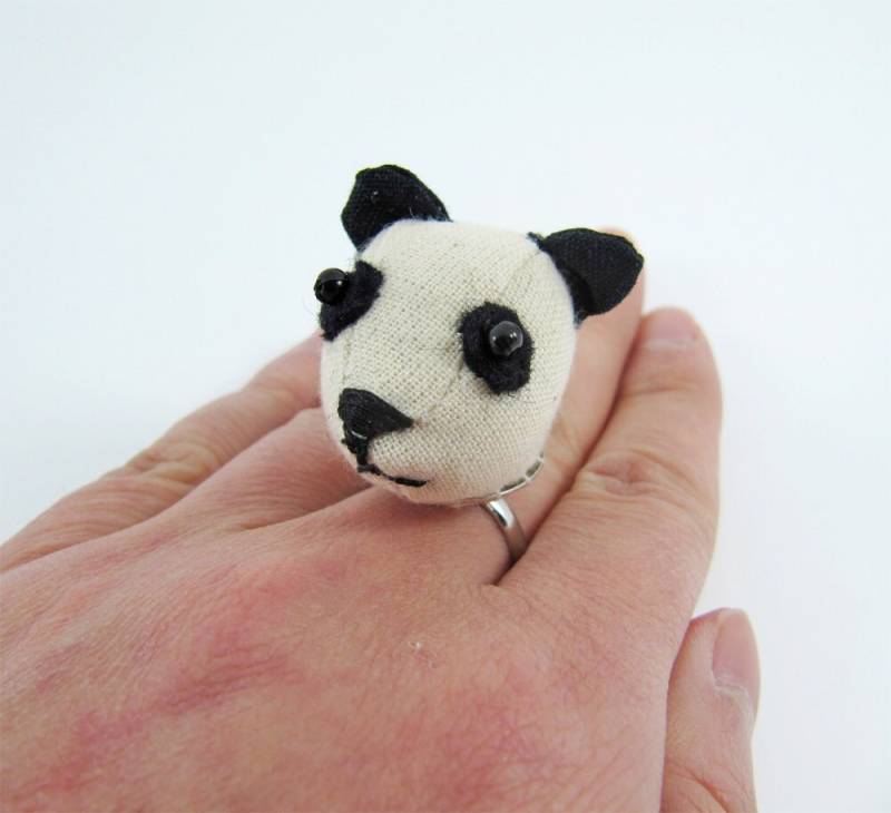 Made-To-Order | 1 - 2 Wochen Panda Einstellbarer Ring Made-To-Order | 1 - 2 Wochen Panda Einstellbarer Ring von miwary