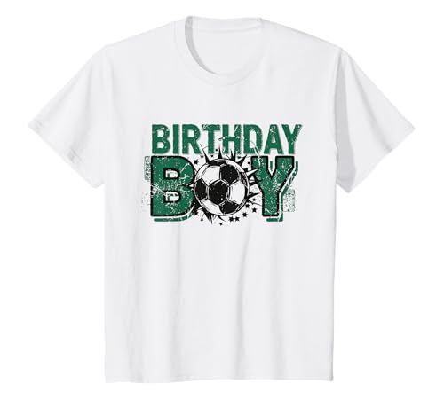 Kinder Birthday Boy Fußball Junge Geburtstag T-Shirt von mix Jungen Geburtstagsshirt Jungen Design