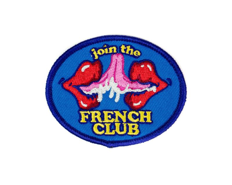 Französisch Club Bügeleisen Auf Patch von mixedspecies